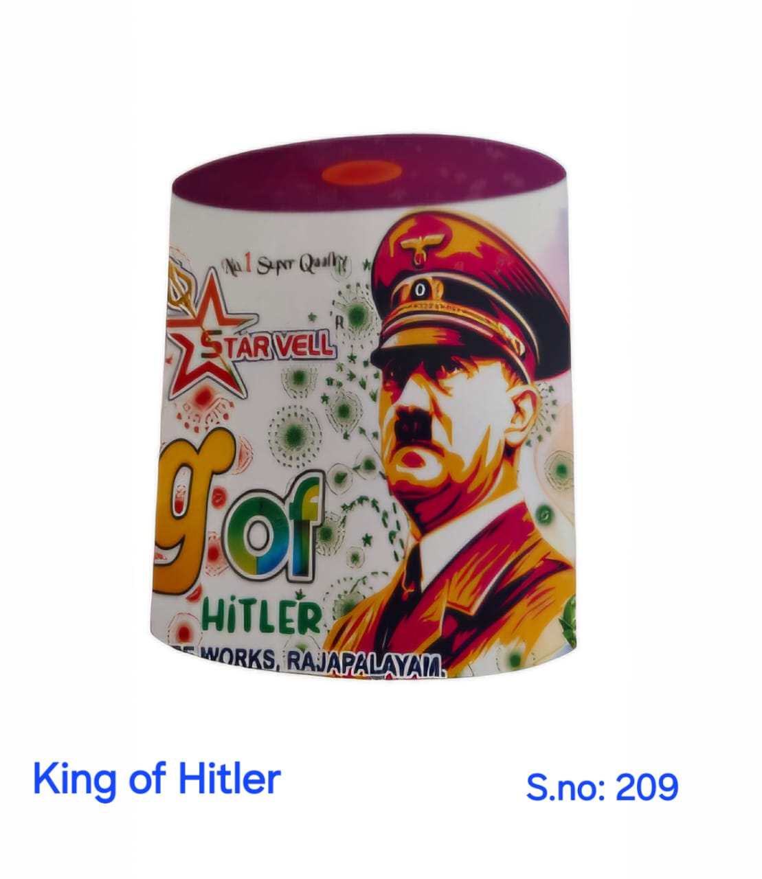 4.5"KING OF HITLER